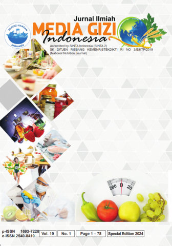 Jurnal Media Gizi Indonesia (National Nutrition Journal)